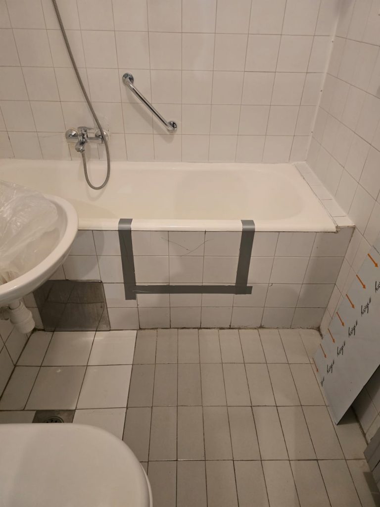 Izrezivanje kade postupak 1